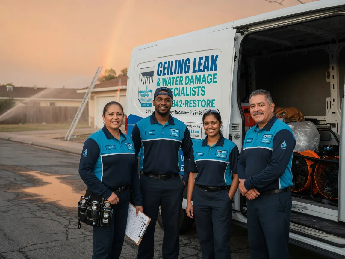 Ceiling Leak Cleanup company in East Springfield, OH